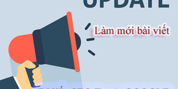 Update và làm mới bài viết