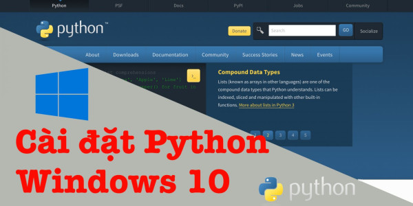 Cài đặt Python trên windows 10