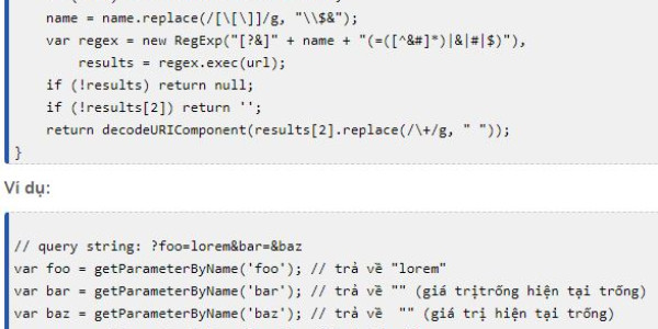 Get parameter from url with jquery - Lấy tham số trong url với jquery