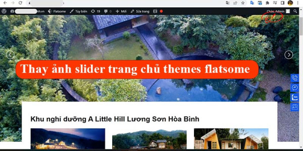 Thay ảnh slider trang chủ với themes flatsome